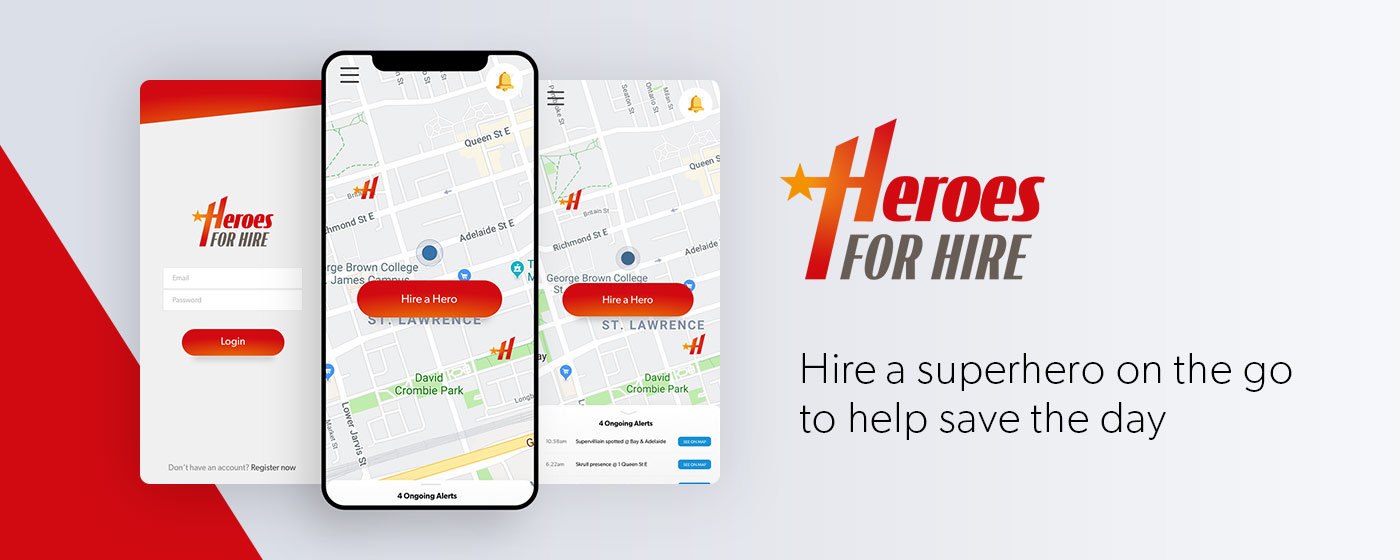 Hire a superhero on the go to help save the day