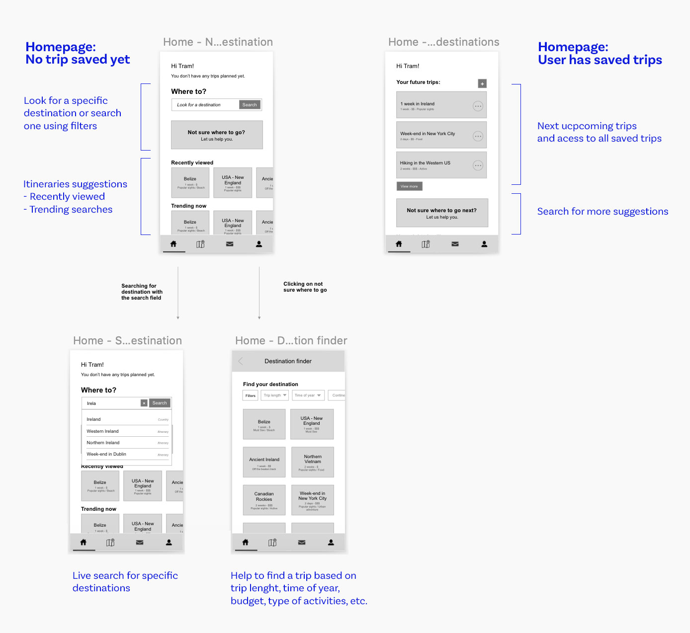 Oyster Homepage Wireframes